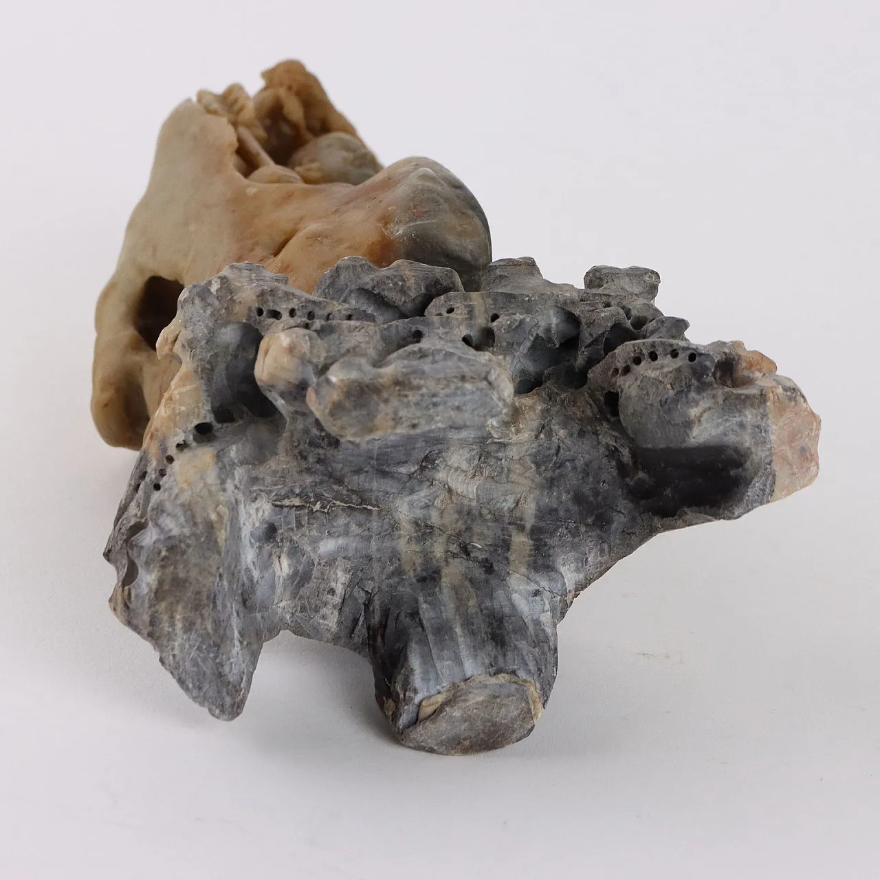 Figura di Lohan in pietra saponaria, '900 10