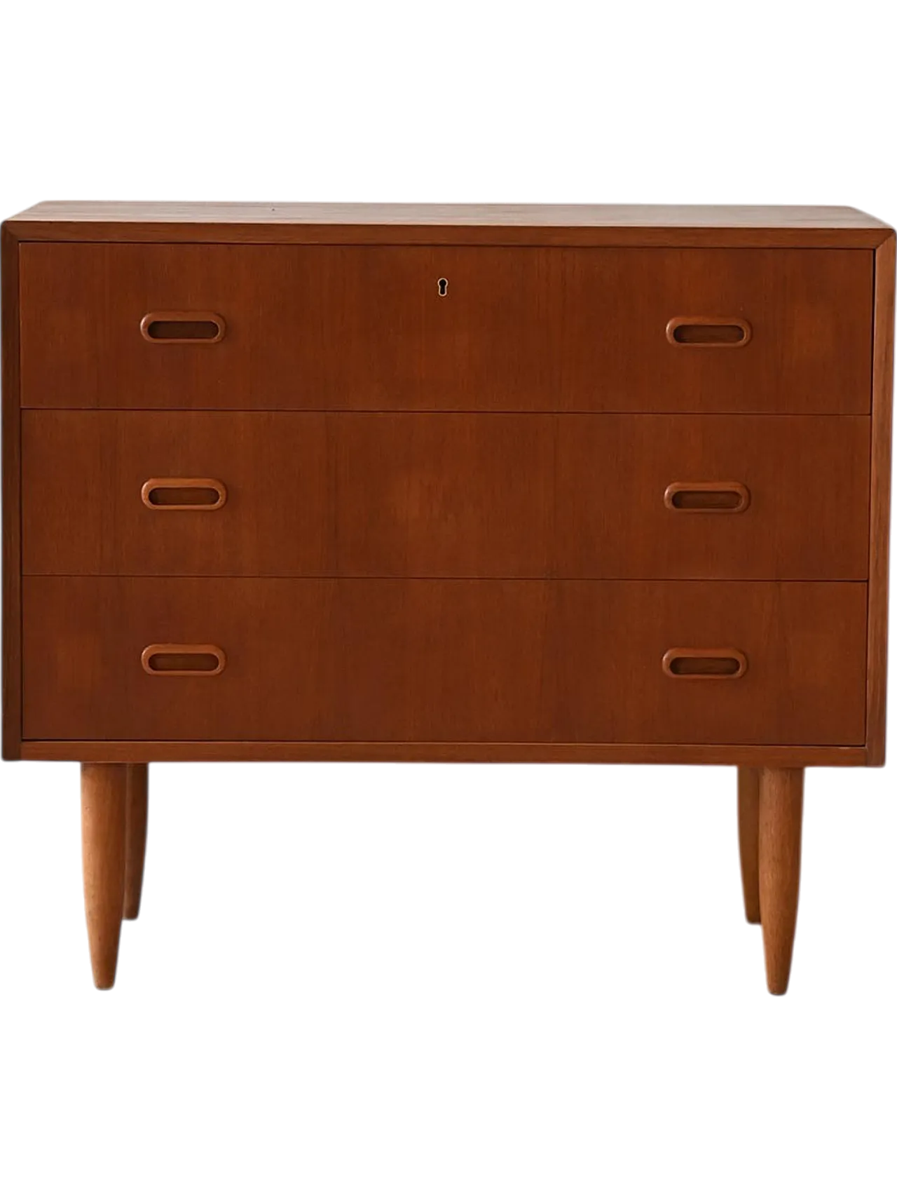 Vintage teak chest of drawers 11
