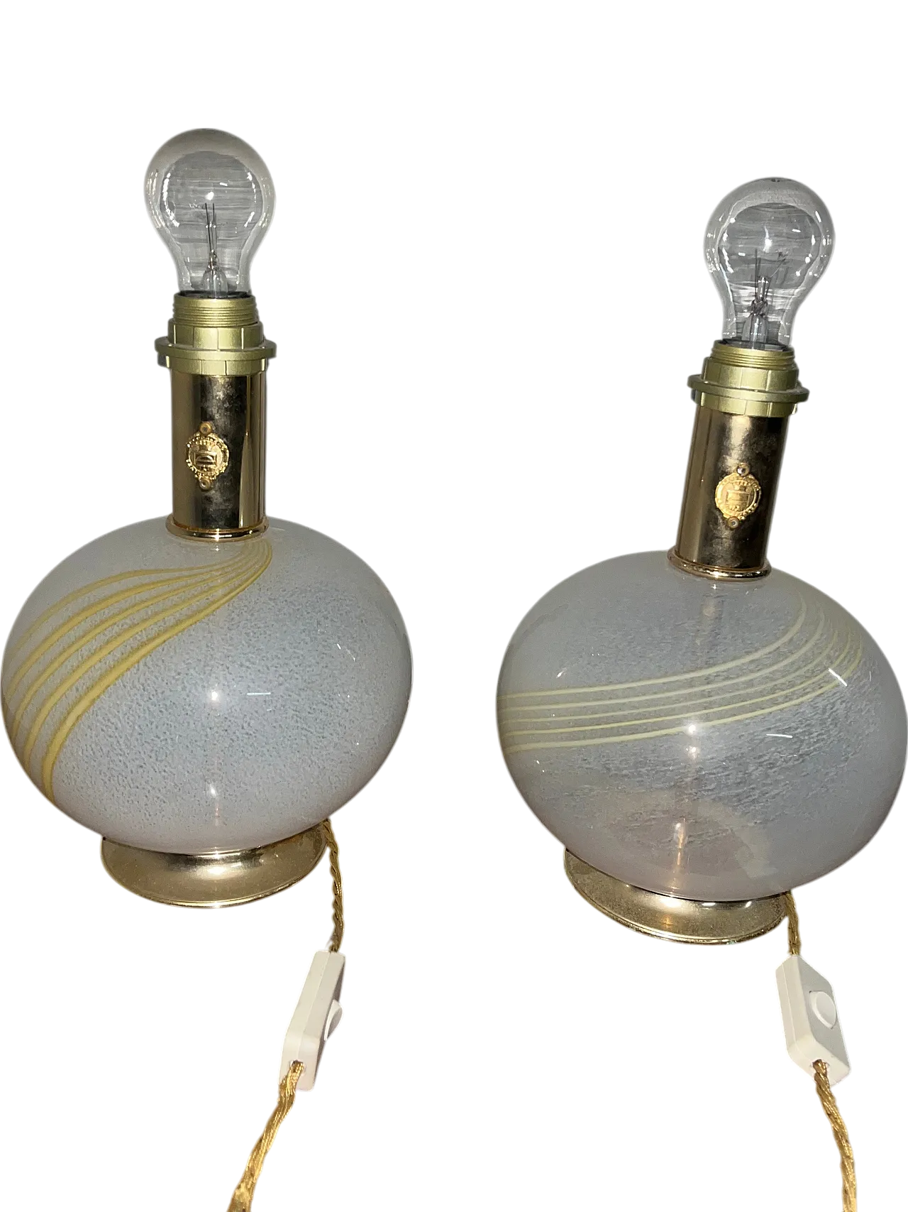 Pair of Murano lamps, 70s 10