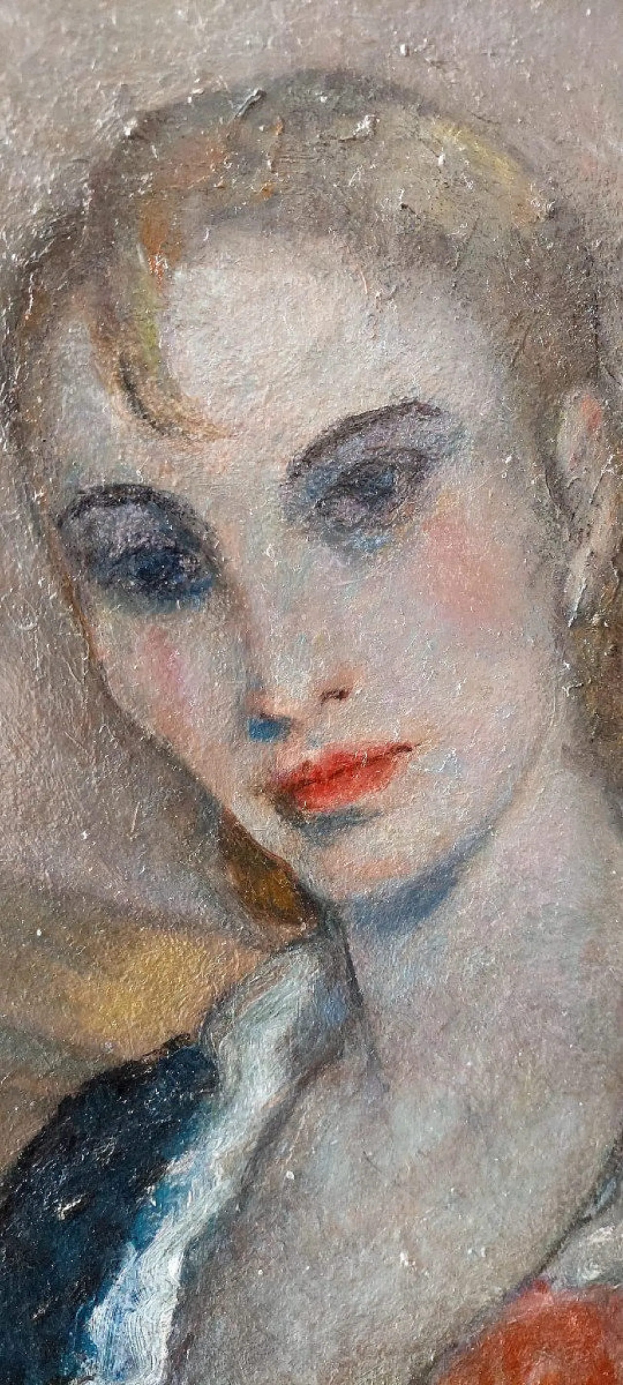 Ritratto di donna e scena pompeiana di Giovanni Costetti, primo '900 3