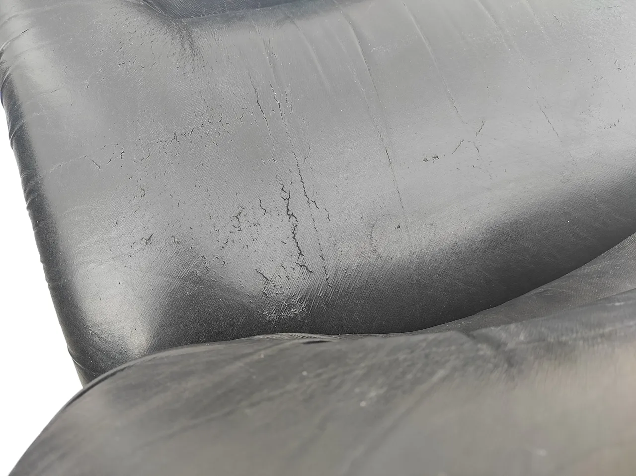 Set of 3 mid century Italian armchairs, 1980s 7