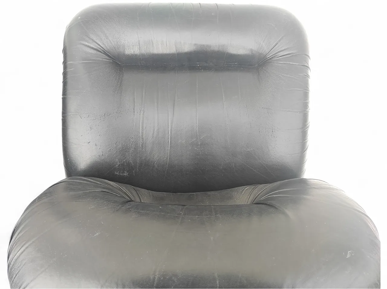 Set of 3 mid century Italian armchairs, 1980s 8