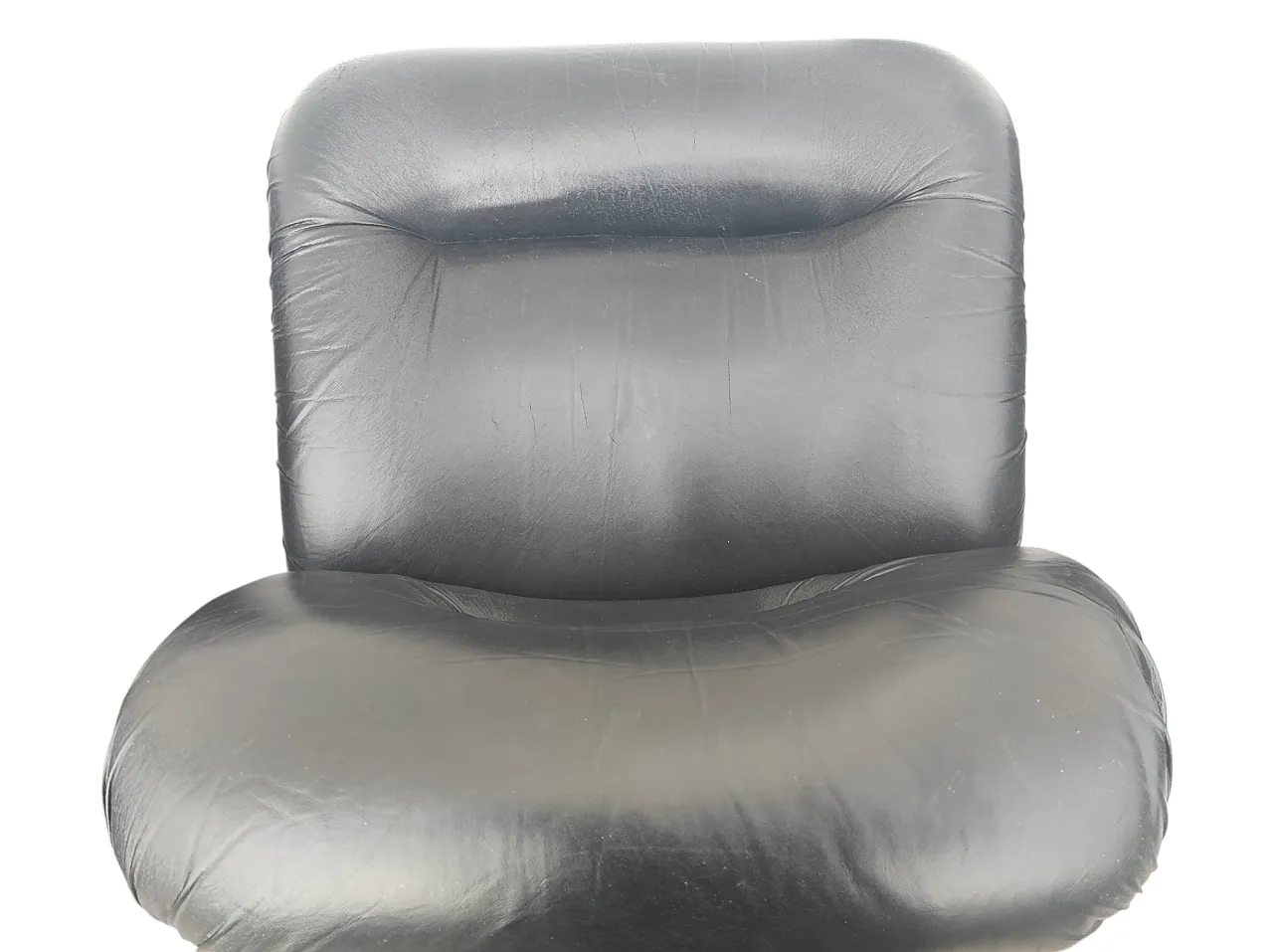 Set of 3 mid century Italian armchairs, 1980s 9