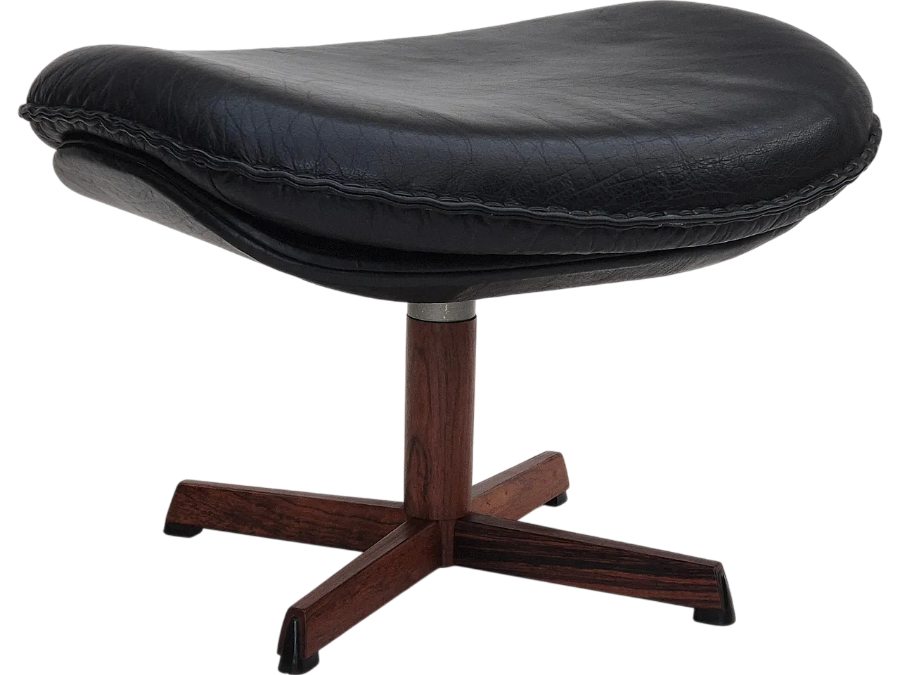 Adjustable and swivelling footstool by Madsen & Schubell, 1970s 20