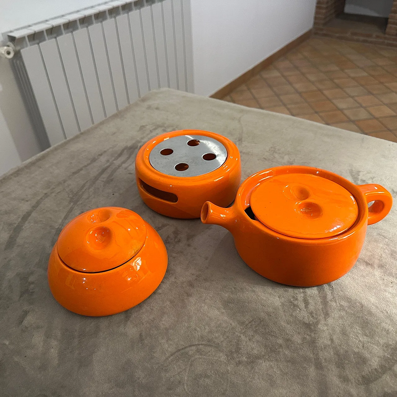 Teiera in ceramica di Liisi Beckmann per Gabbianelli, anni '70 12