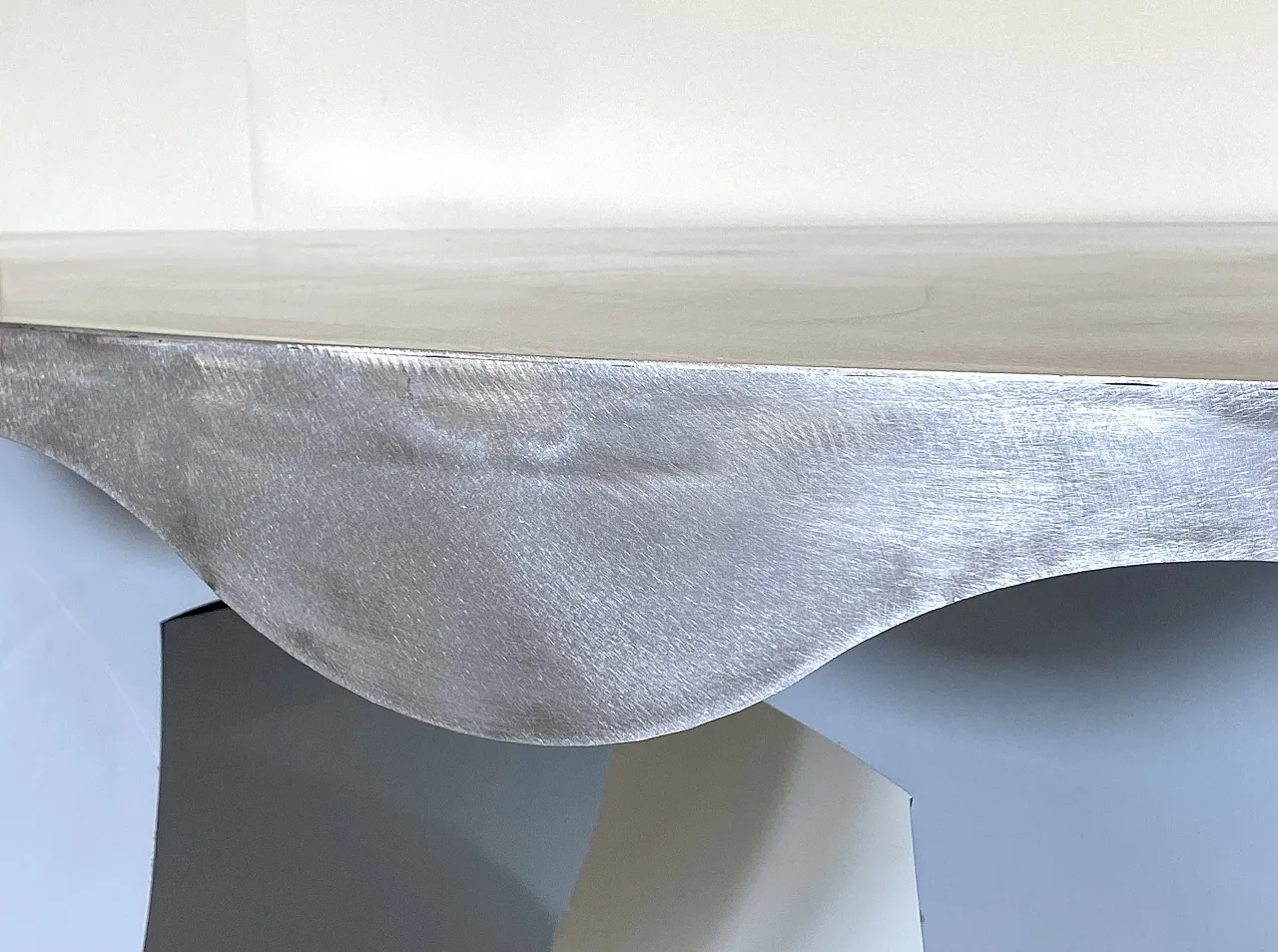 Iron and steel console, 80s 2