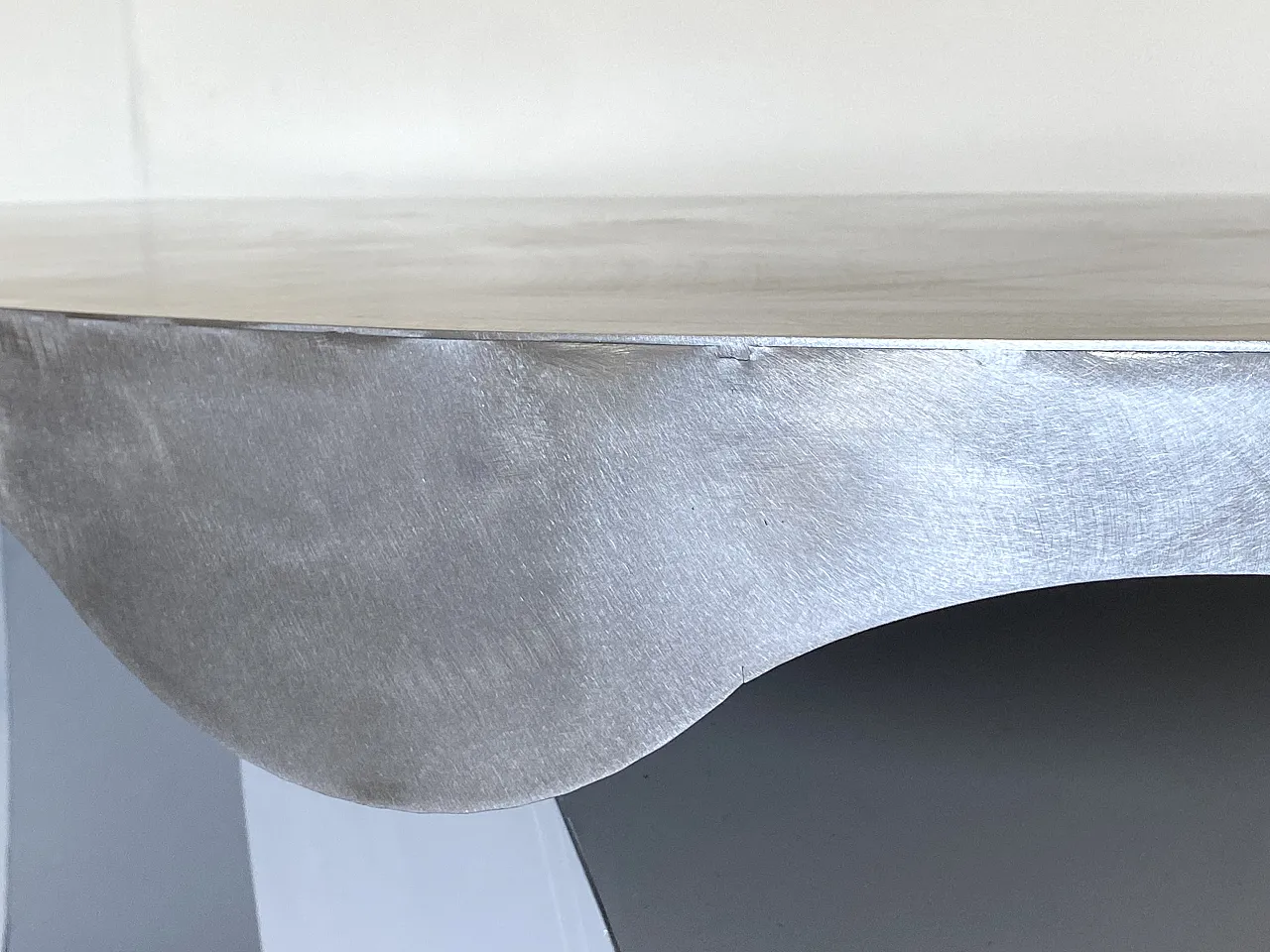 Iron and steel console, 80s 12