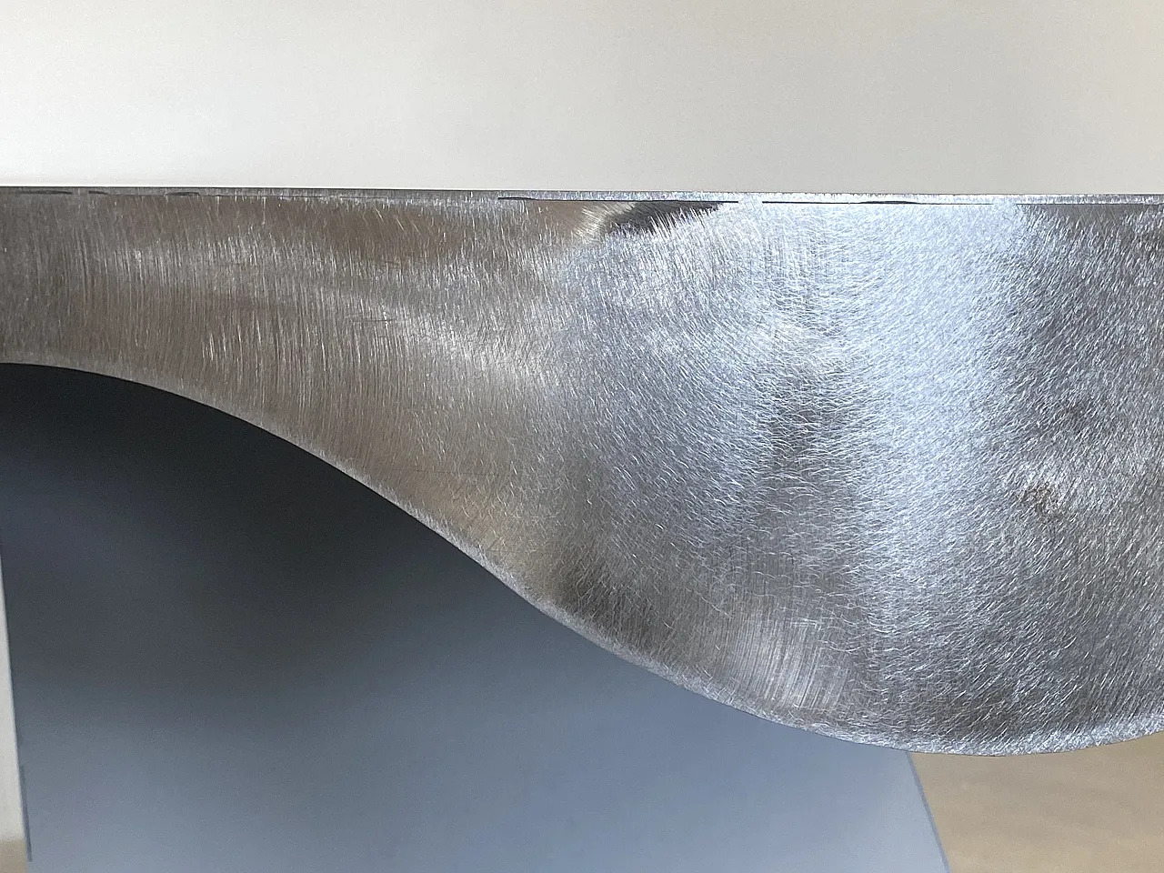 Iron and steel console, 80s 13