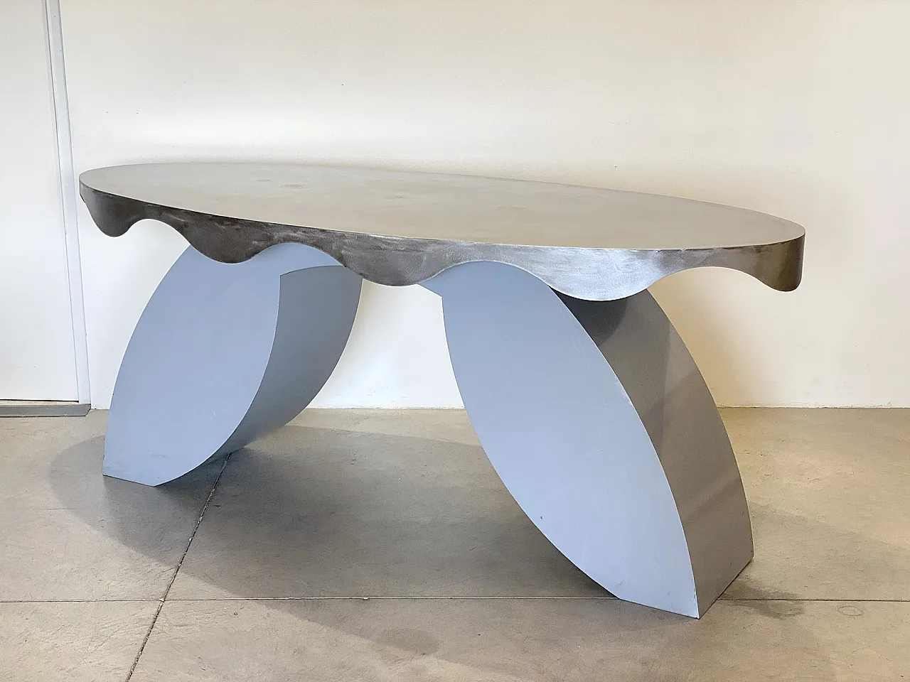 Iron and steel console, 80s 14