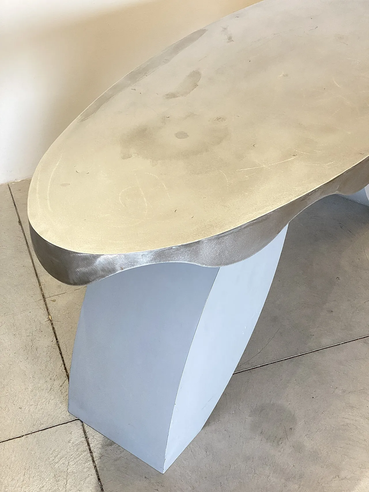 Iron and steel console, 80s 15