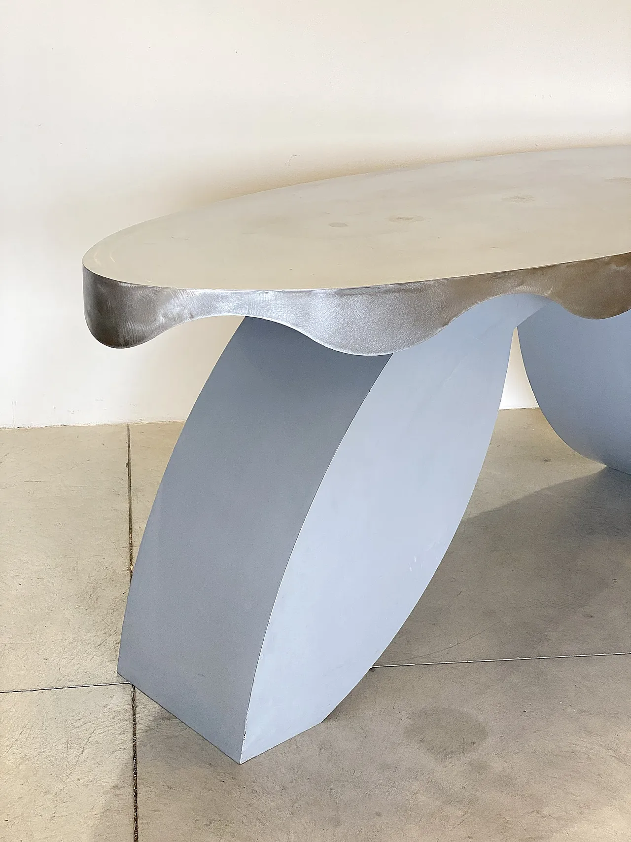 Iron and steel console, 80s 16