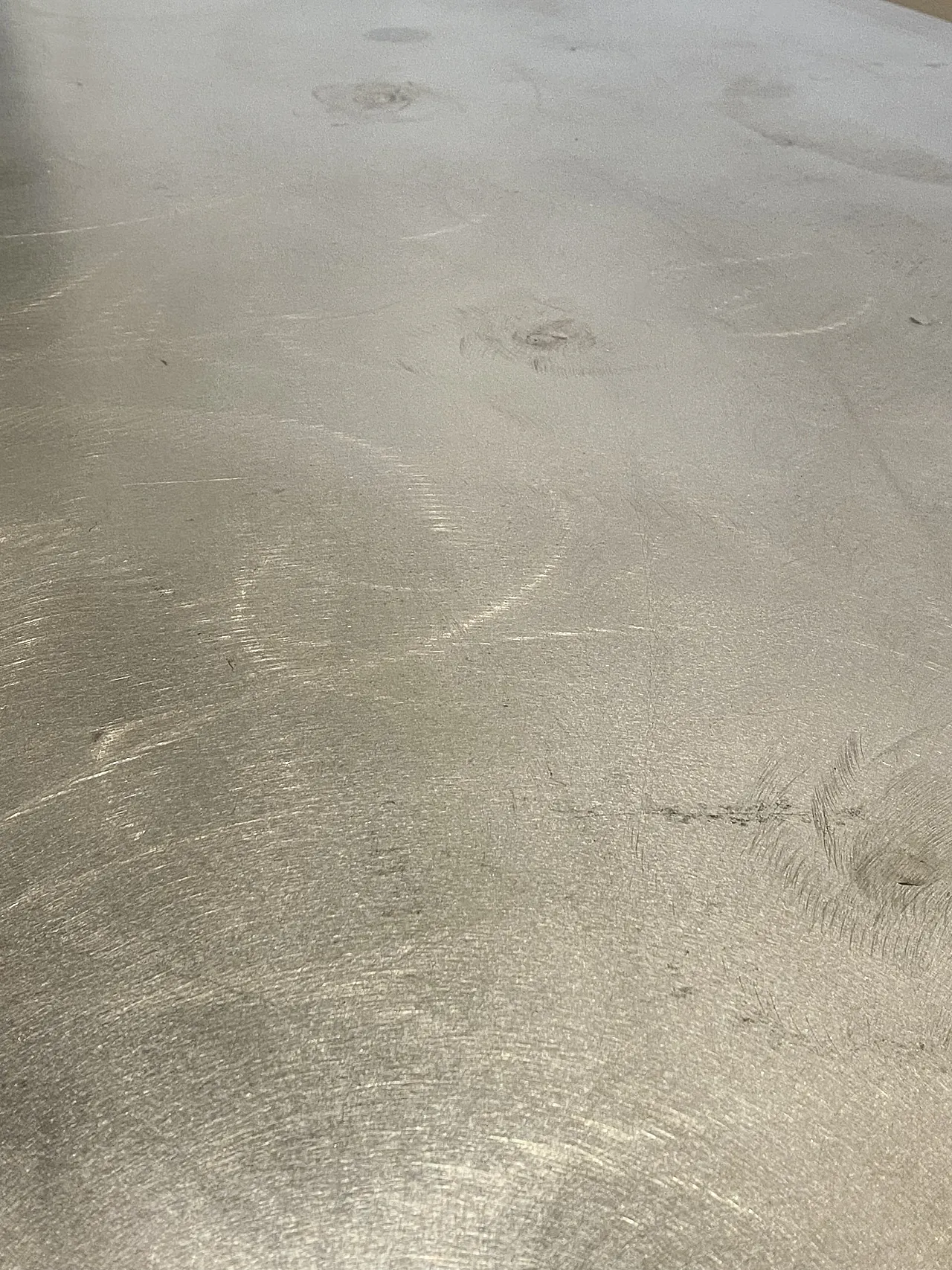 Iron and steel console, 80s 17