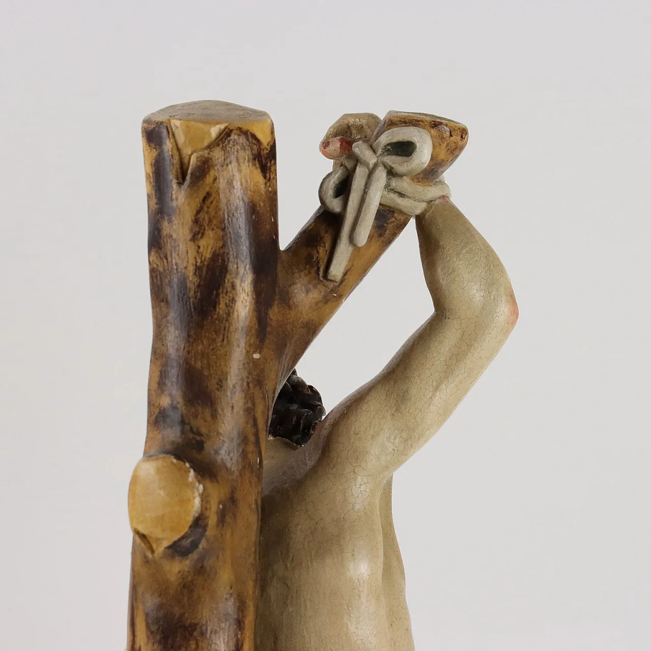 San Sebastiano, statua in legno, Manifattura Alto Adige, '900 8