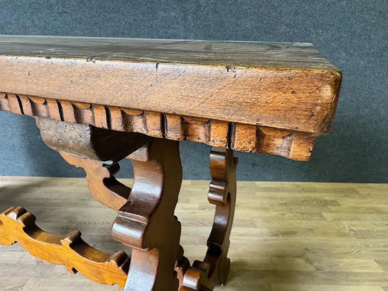 Tavolo fratino da refettorio, Lombardia, '900 5