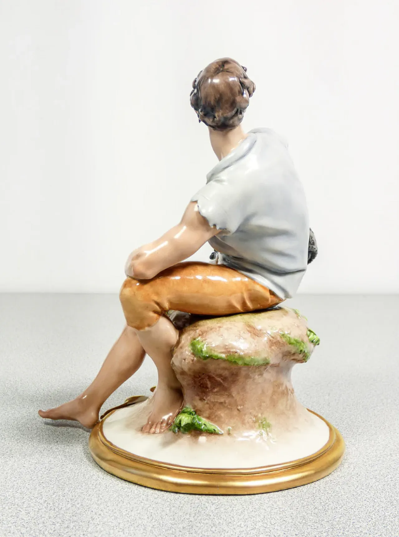 Contadini, coppia di sculture in porcellana di G. Cappé, anni '50 15