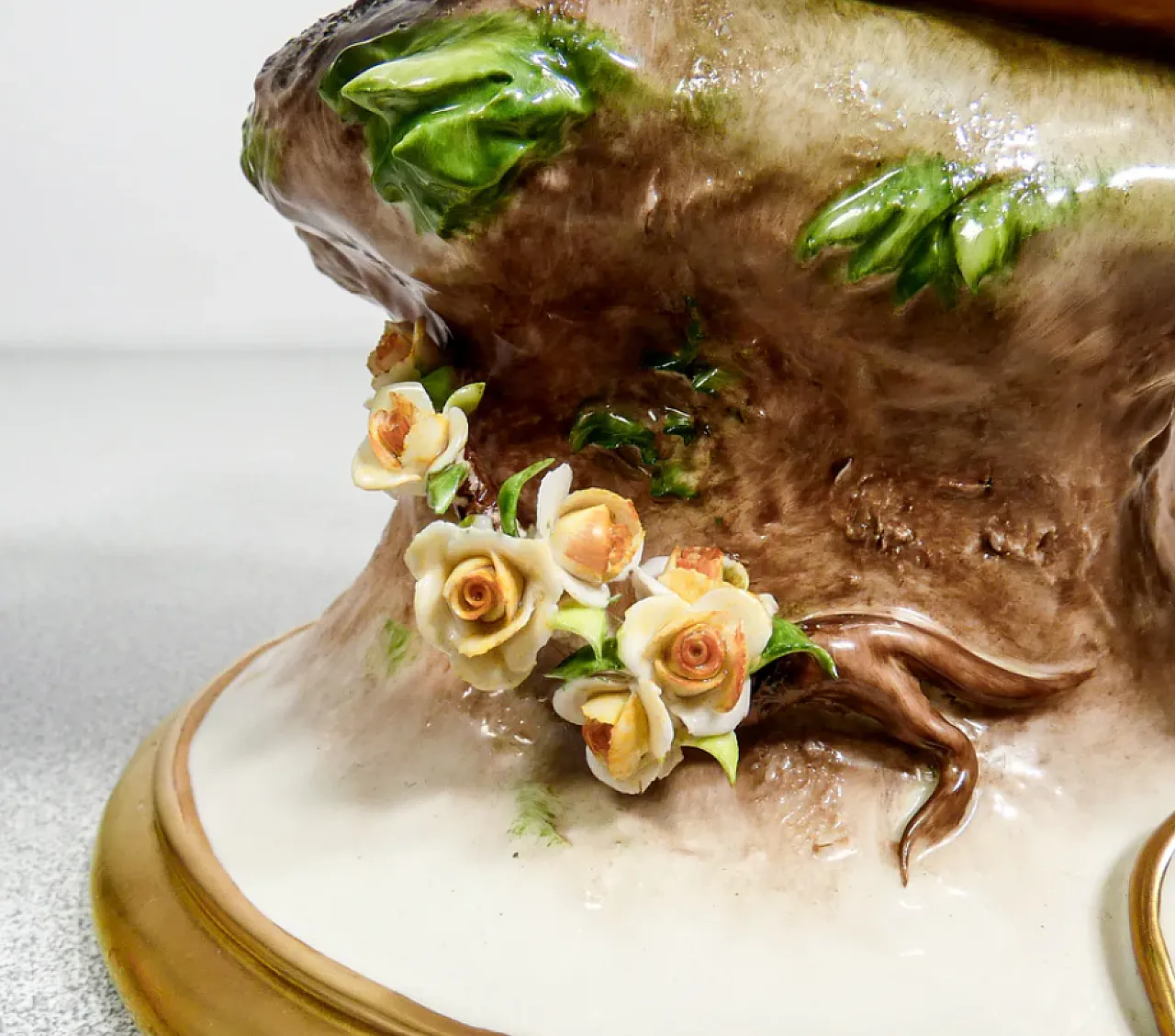 Contadini, coppia di sculture in porcellana di G. Cappé, anni '50 17