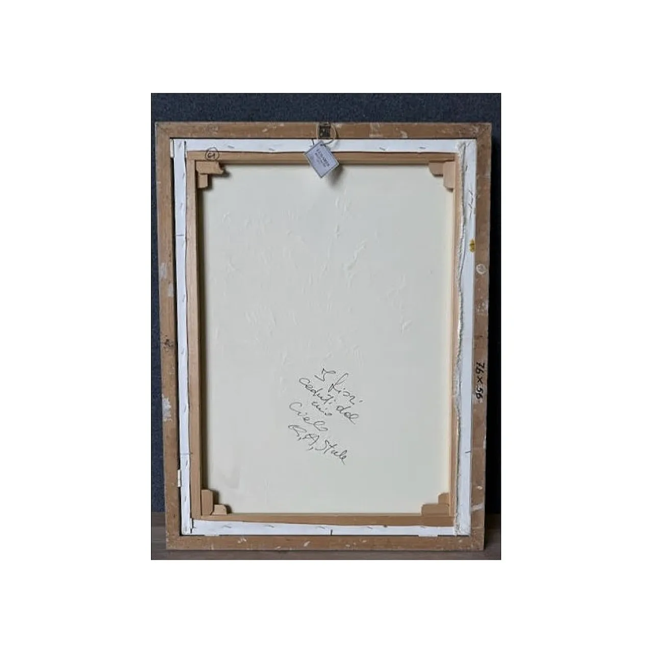 I fiori che cadono dal mio cielo, olio su tela, fine '900 5