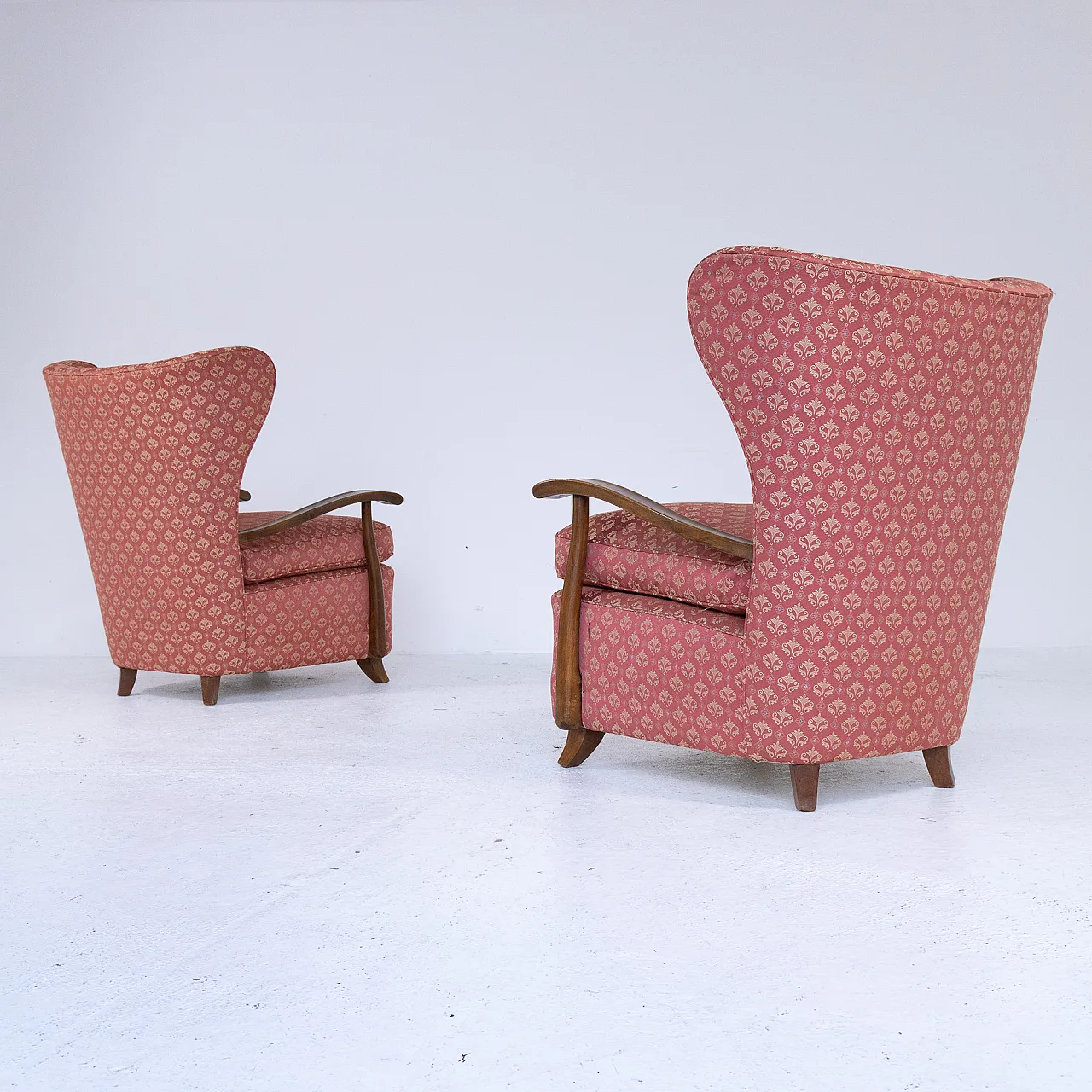 Pair of armchairs by Maurizio Tempestini, 1940s 4