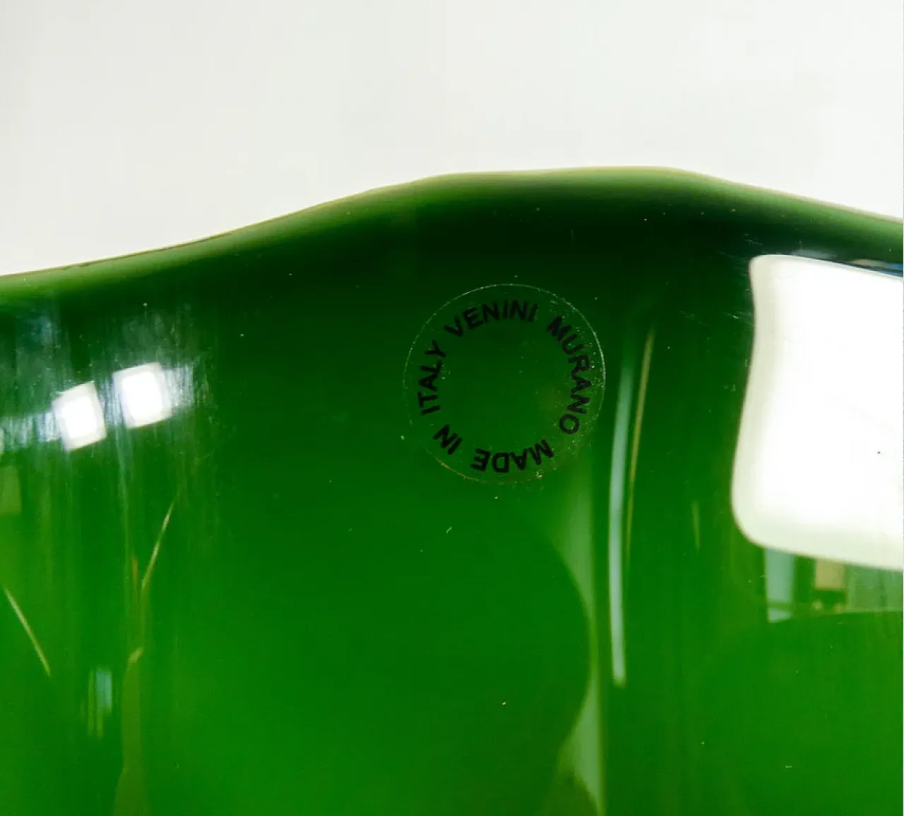 Vaso Fazzoletto in vetro di Fulvio Bianconi per Venini, anni '70 6