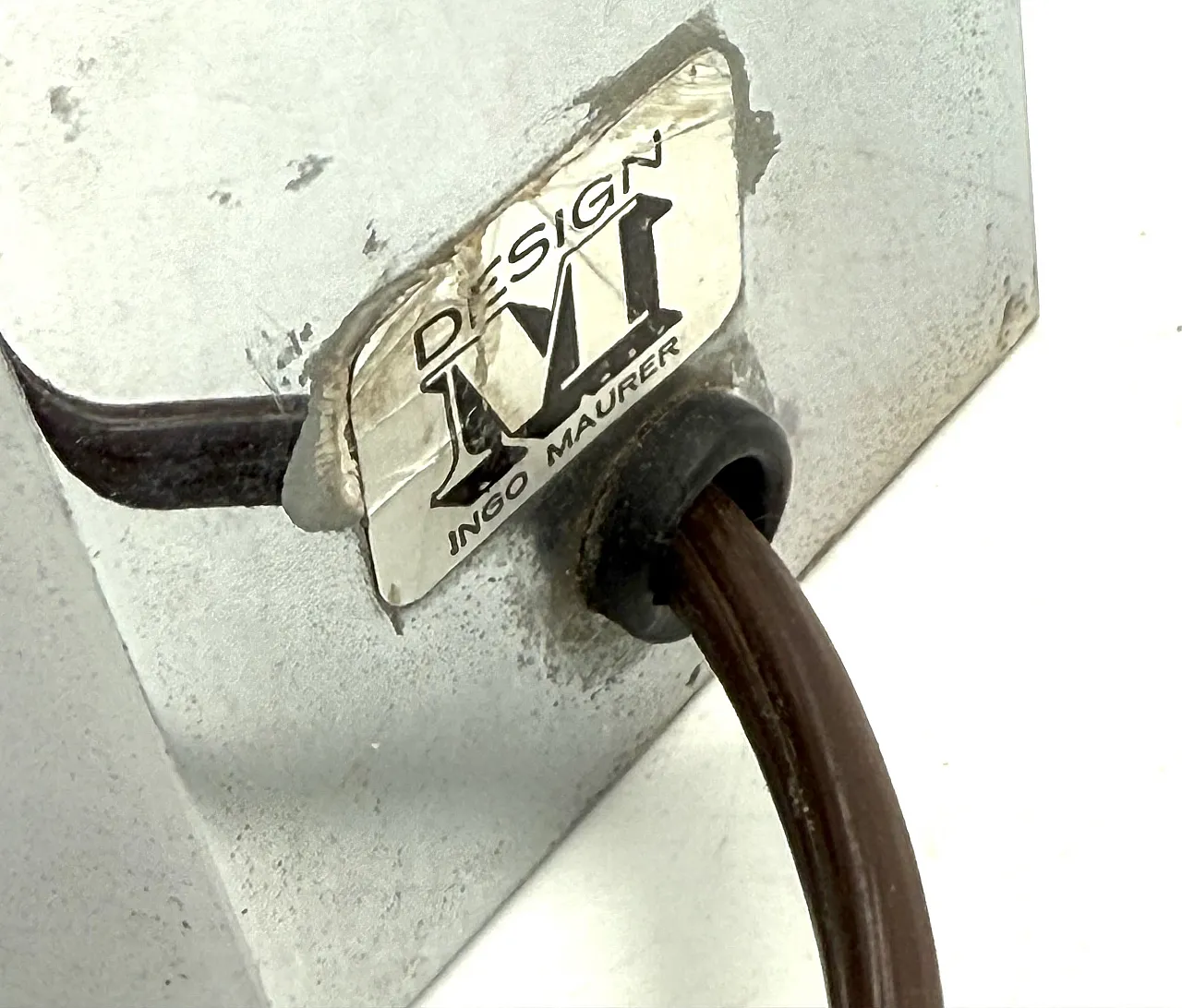 Lampada da tavolo esagonale di Ingo Maurer, anni '70 1