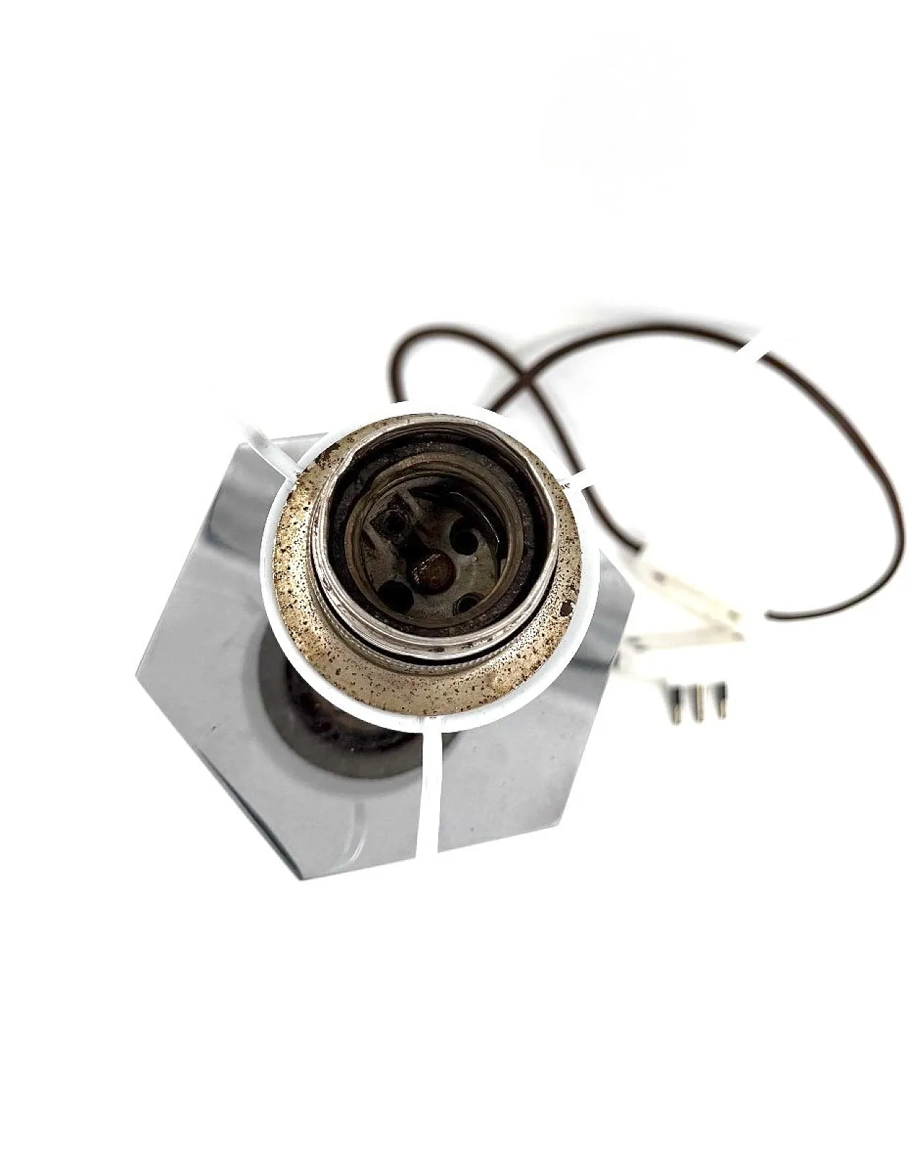 Lampada da tavolo esagonale di Ingo Maurer, anni '70 7