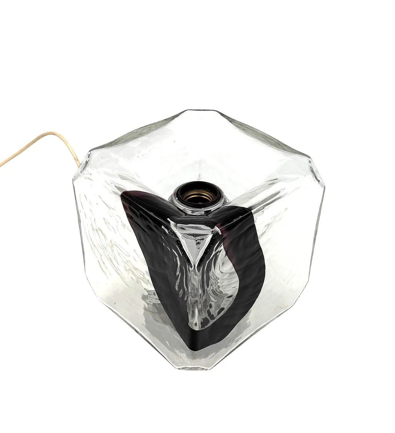 Coppia di lampade in vetro soffiato di Murano di F.lli Toso, anni '70 8