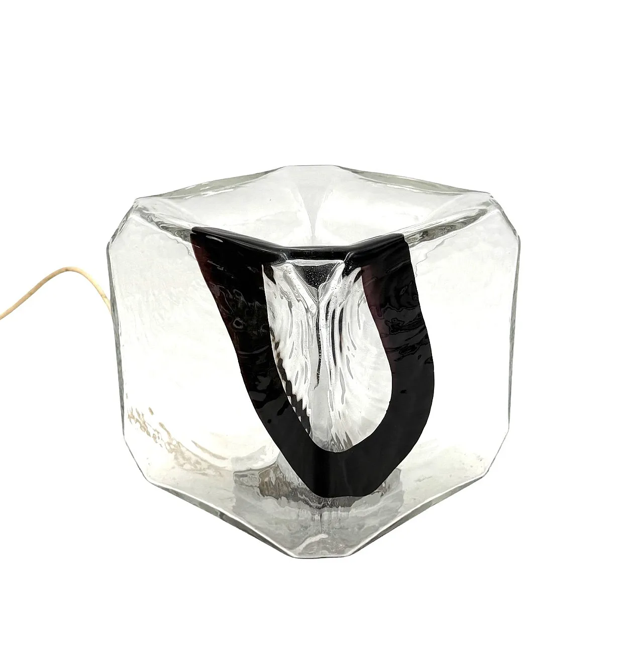 Coppia di lampade in vetro soffiato di Murano di F.lli Toso, anni '70 10