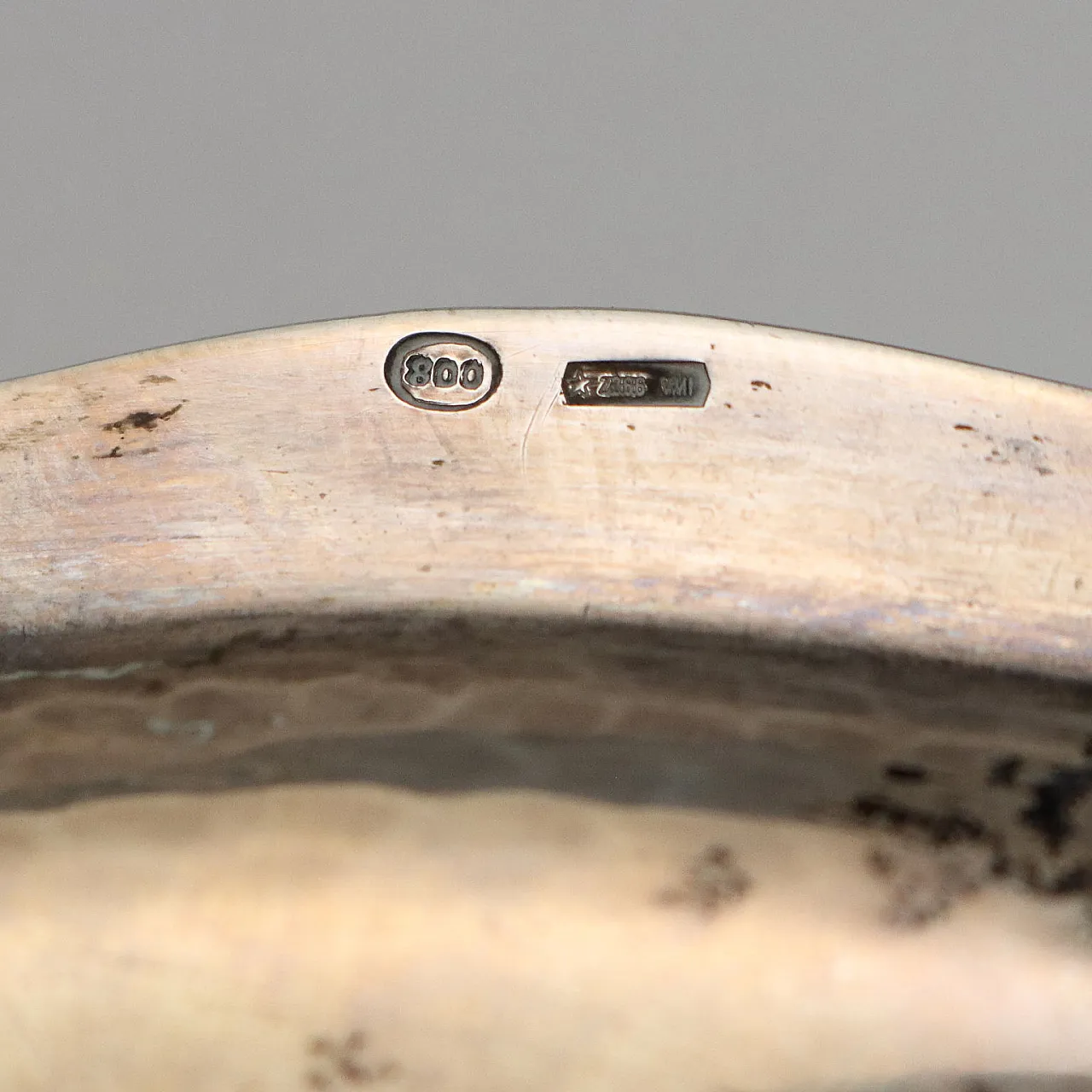 Antique Chamberstick with Wooden Handle XX Century 6