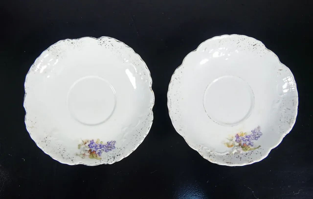 Servizio da caffé tete a tete in porcellana, primo '900 15