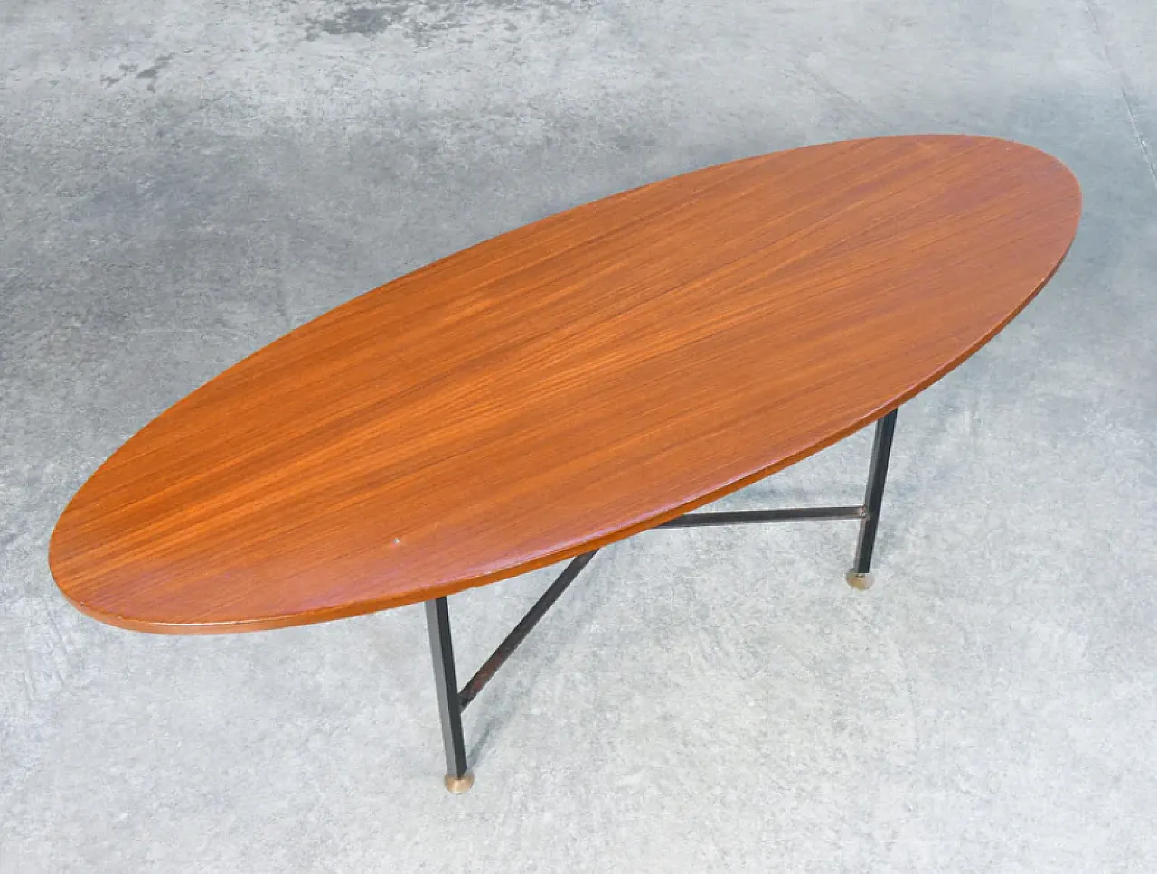 Wood and metal table, 1950s 2