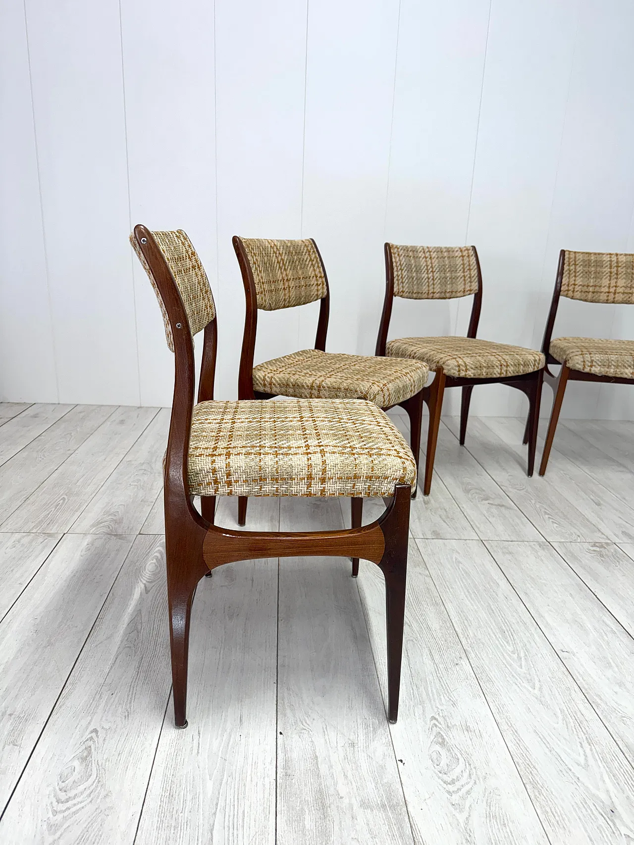 6 Sedie in legno, anni '60 3