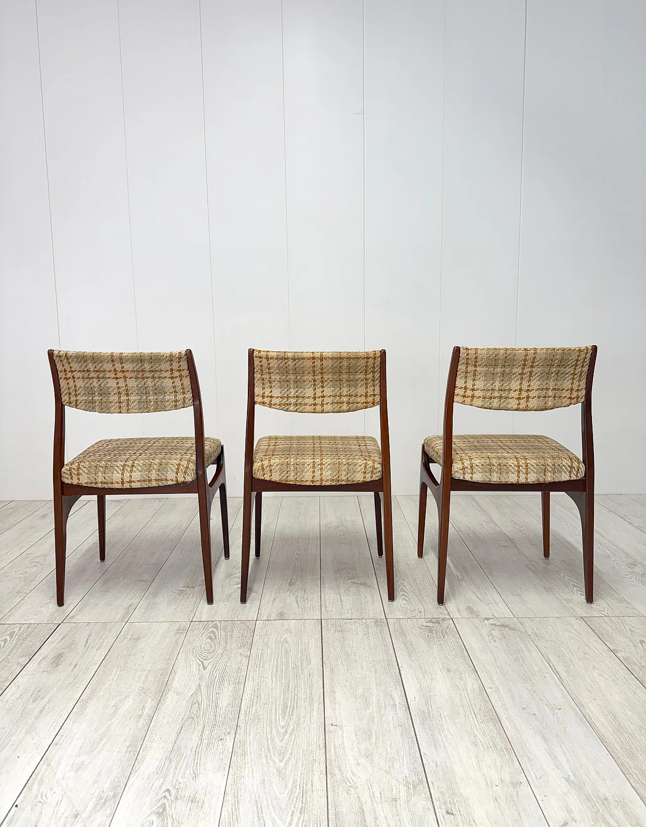 6 Sedie in legno, anni '60 10