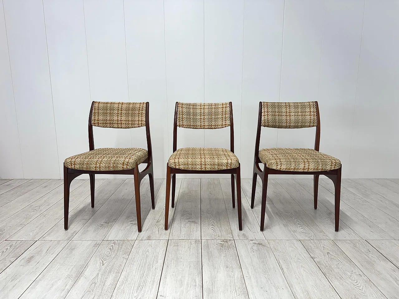 6 Sedie in legno, anni '60 12