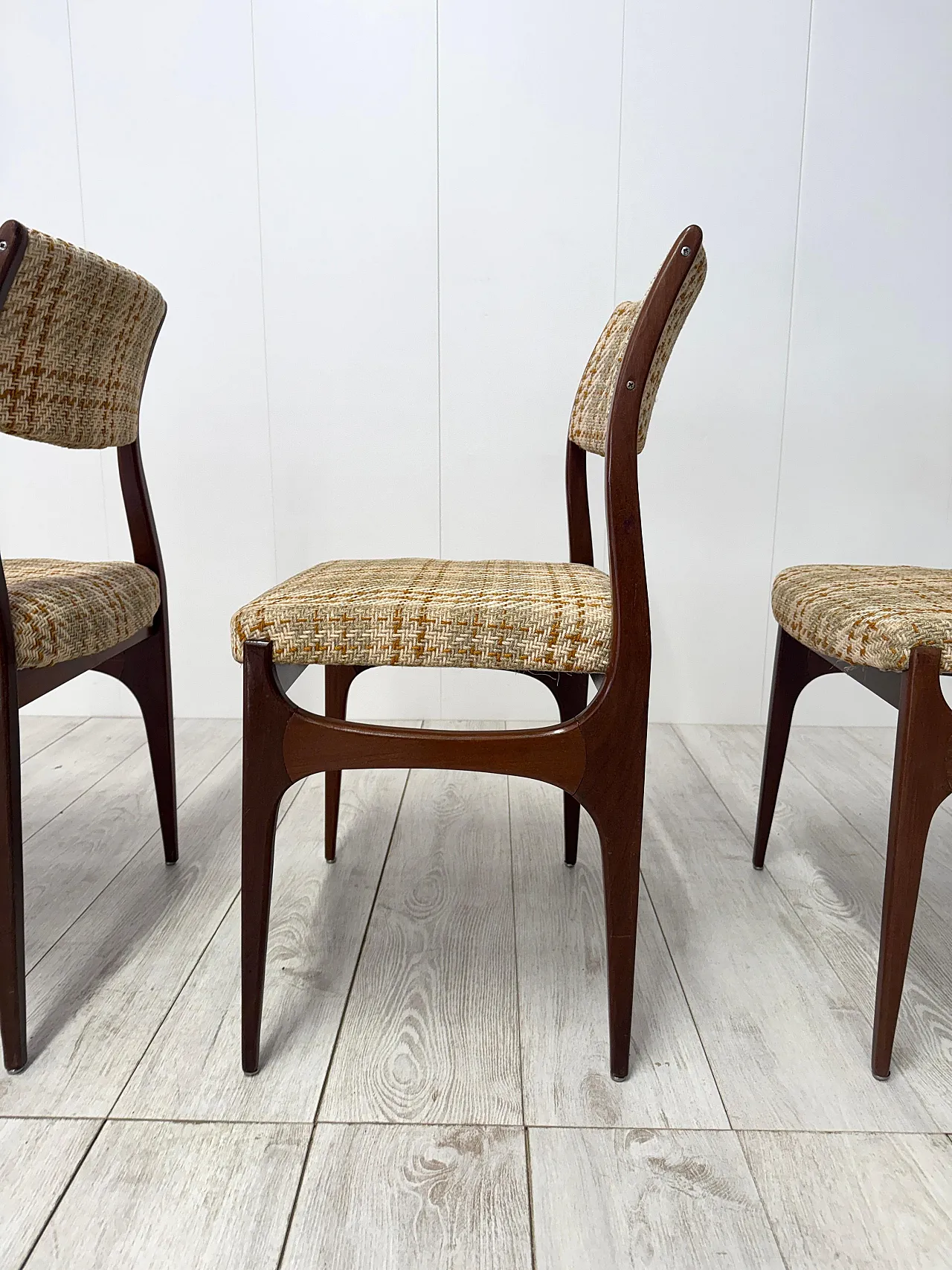 6 Sedie in legno, anni '60 17