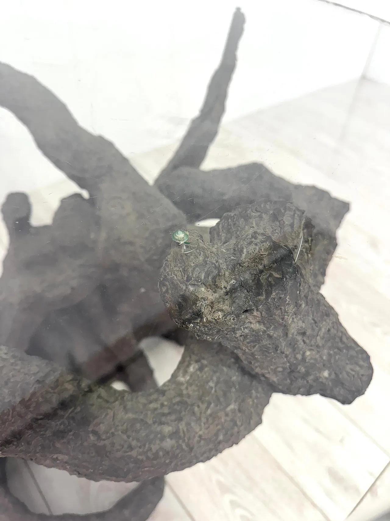 Tavolo in bronzo a forma di albero, anni '70 8