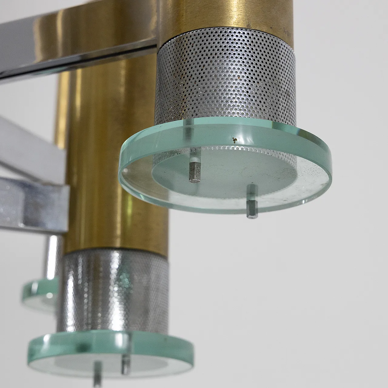 Chrome table lamp, 1970s 2