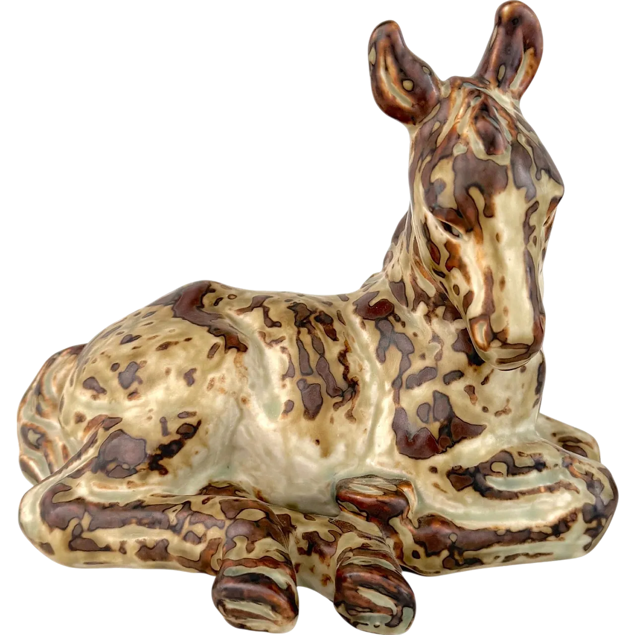 Asinello di Knud Kjhn per Royal Copenhagen, anni '40 8