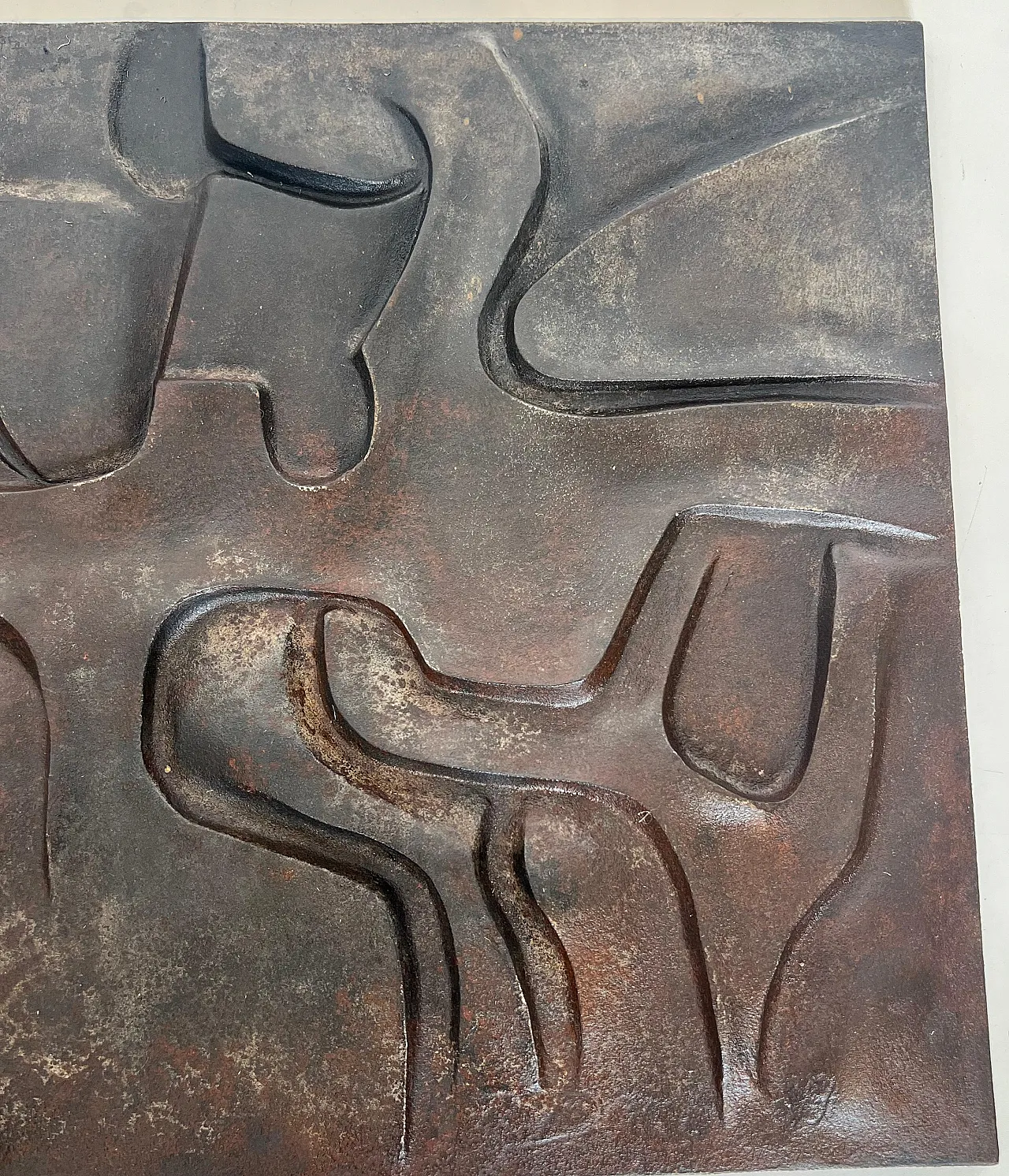 Modernist cast-iron fireplace, 1970s 6