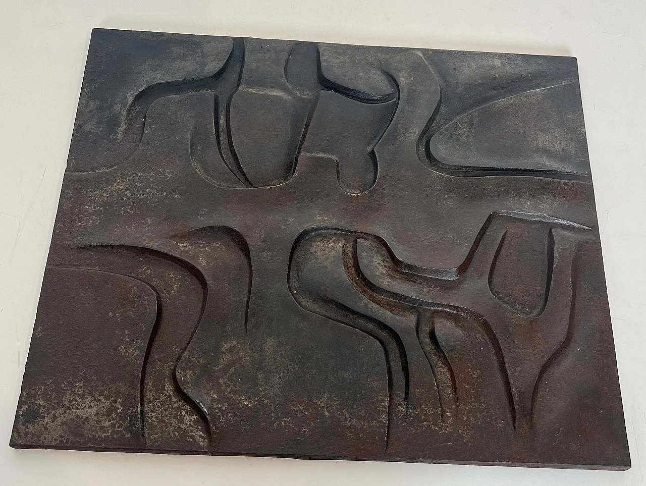 Modernist cast-iron fireplace, 1970s 20