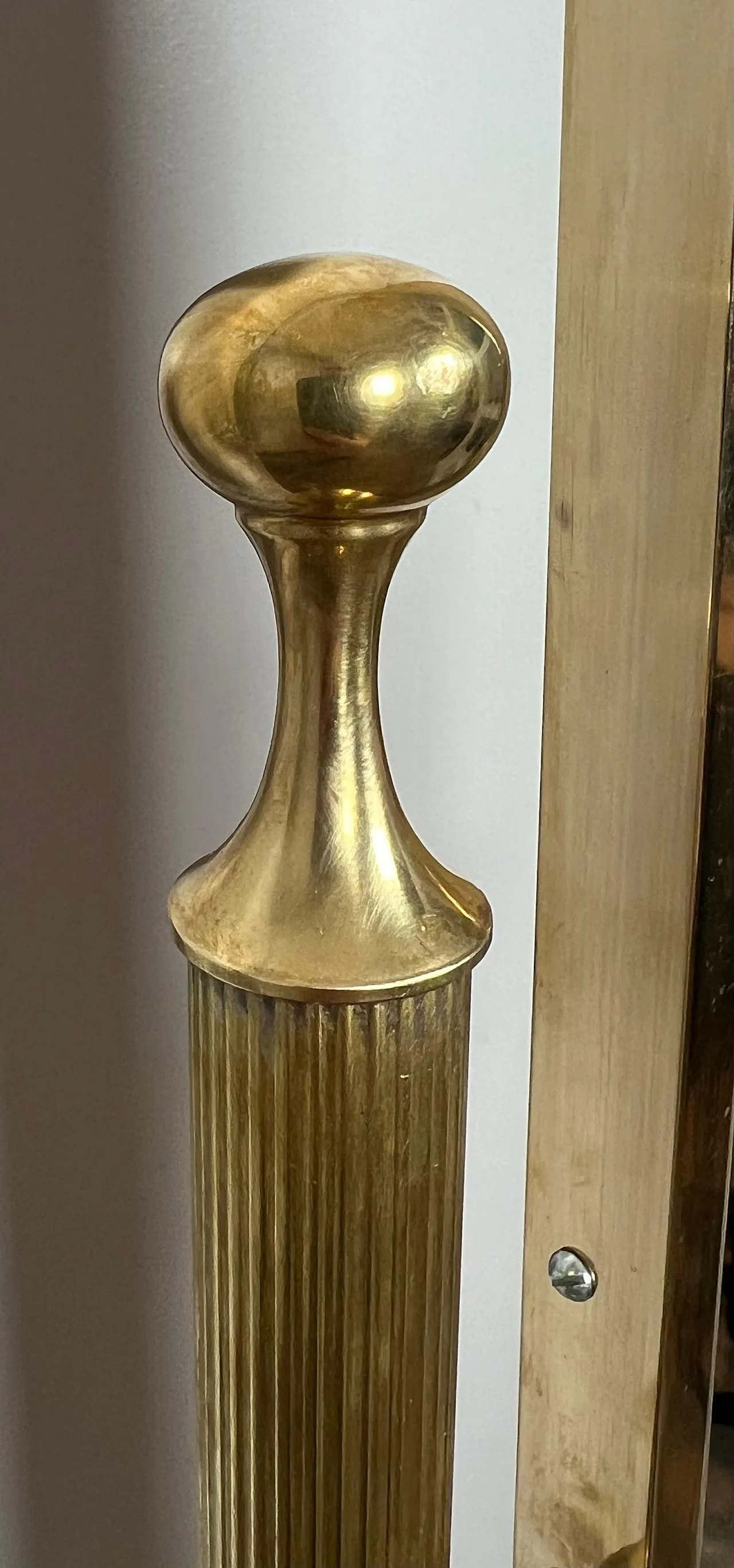 Psyche brass mirror by Maison Jansen, 1940s 9