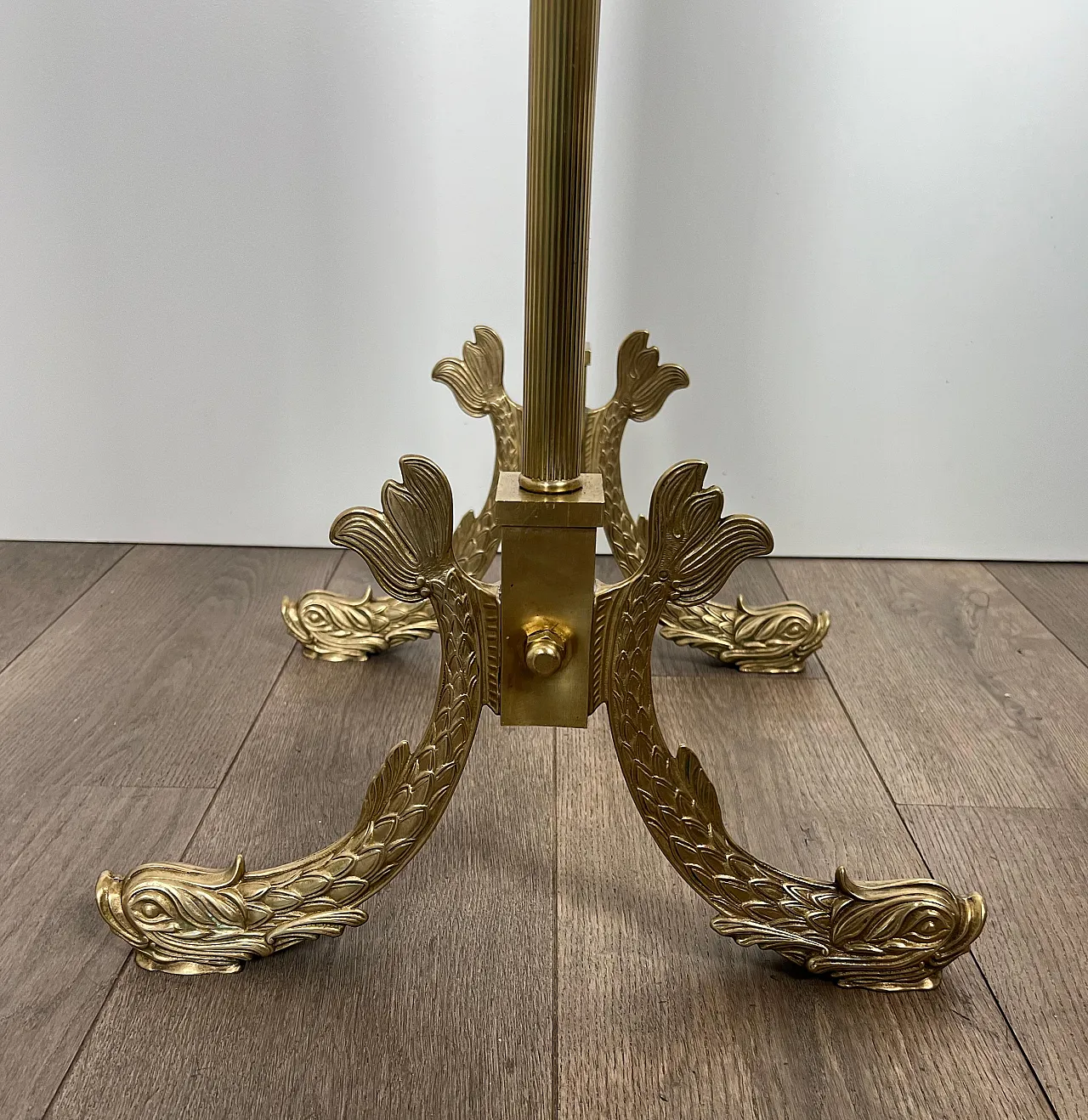 Psyche brass mirror by Maison Jansen, 1940s 17