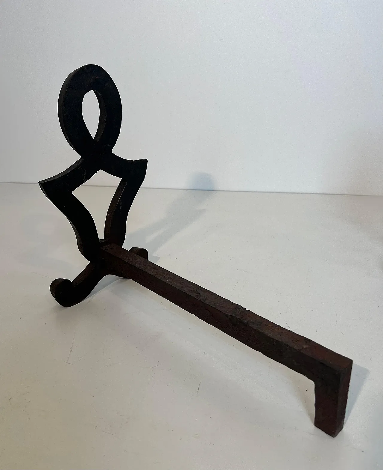 Pair of cast iron and wrought iron hallways by Raymond Su, 1940s 11