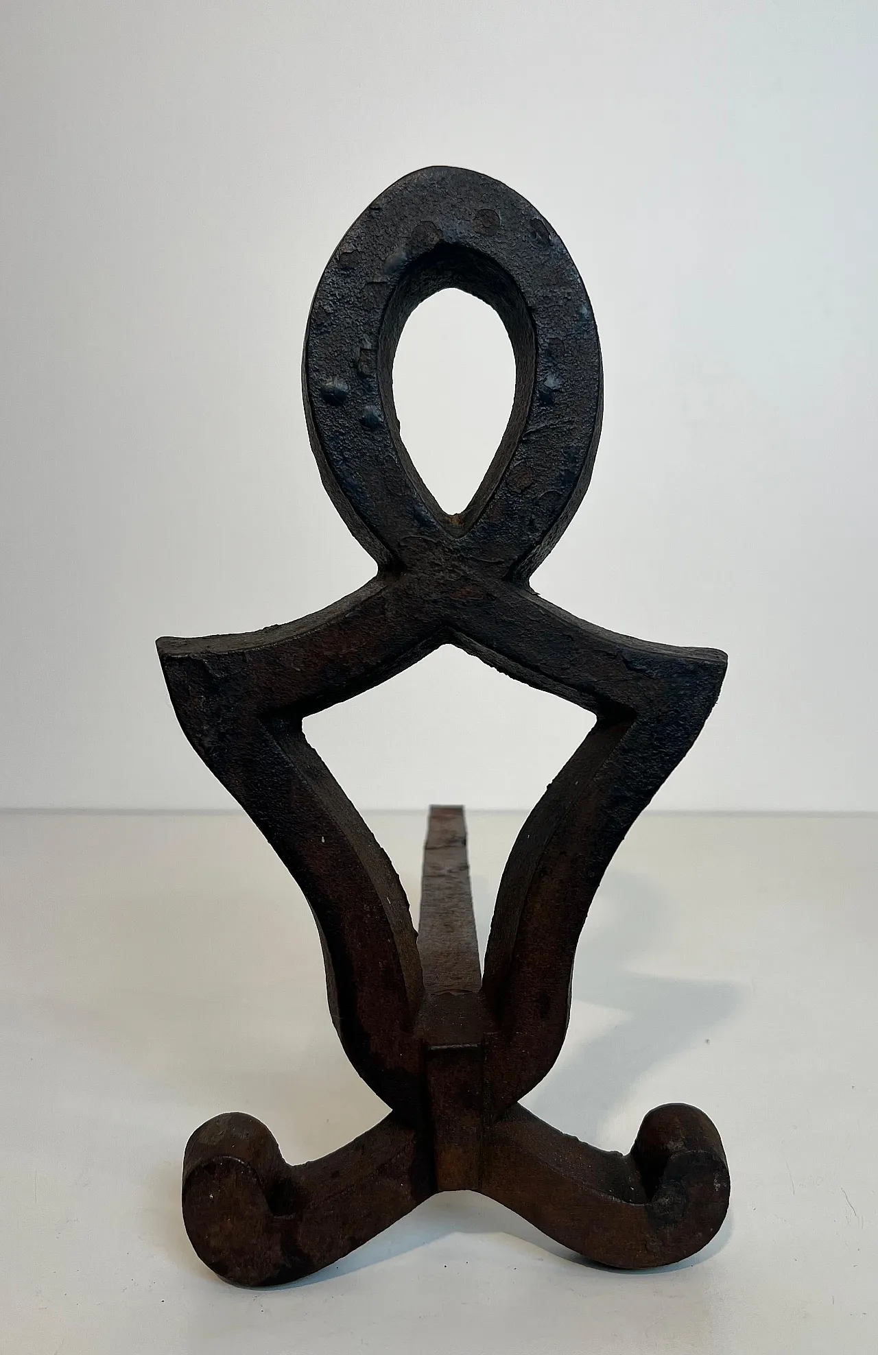 Pair of cast iron and wrought iron hallways by Raymond Su, 1940s 14