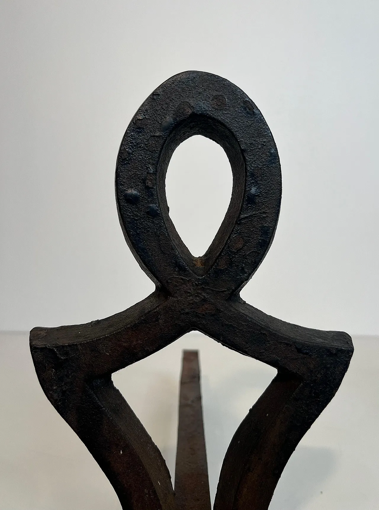 Pair of cast iron and wrought iron hallways by Raymond Su, 1940s 18