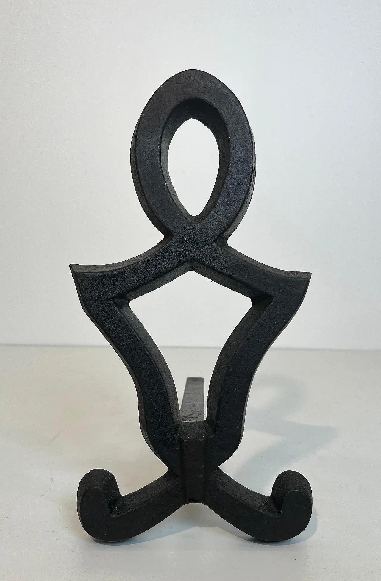 Pair of cast iron and wrought iron hallways by Raymond Subes, 1950s 11