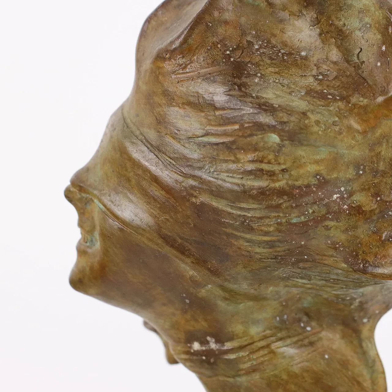 La Dea Bendata di Giuseppe Renda, scultura in bronzo, fine '900 4