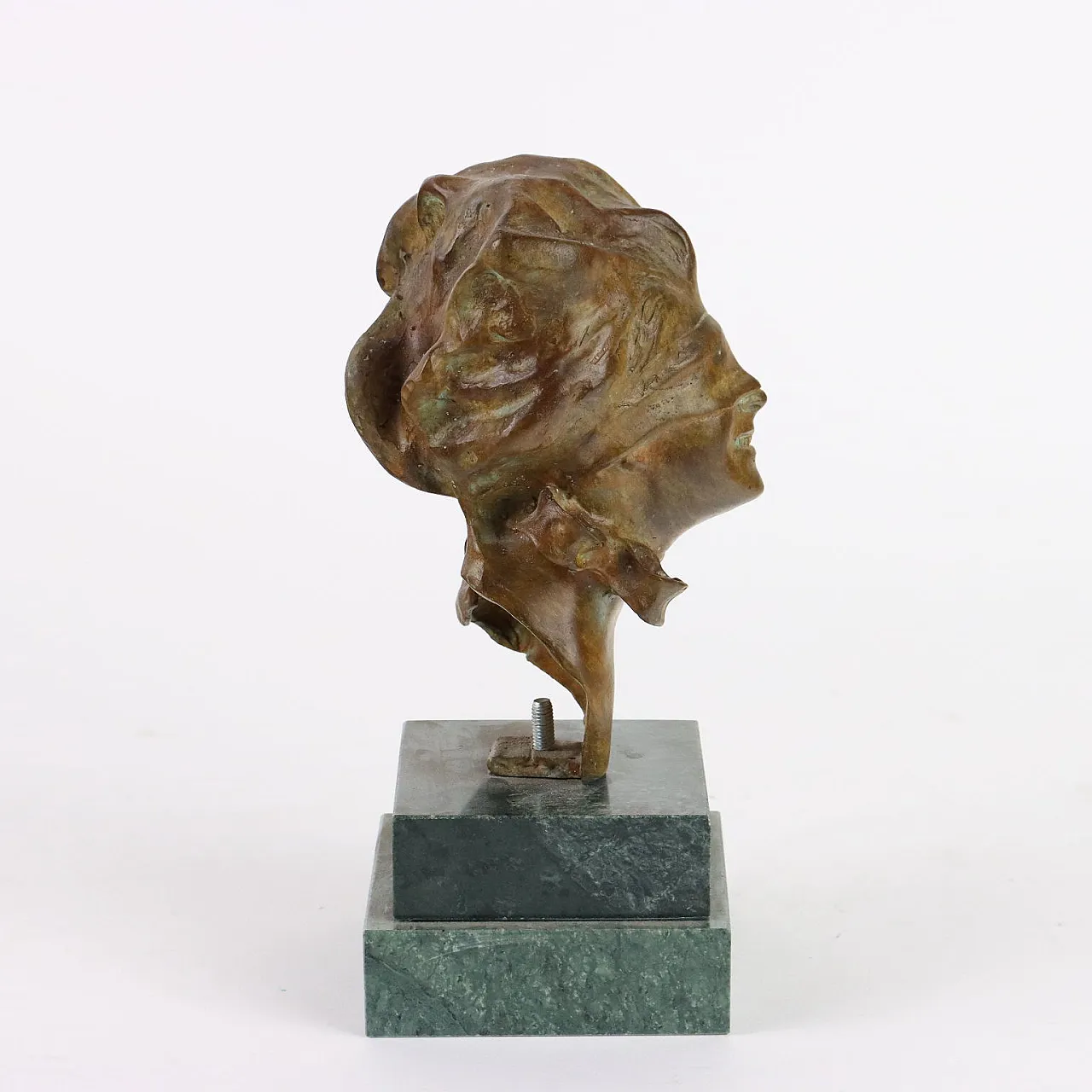 La Dea Bendata di Giuseppe Renda, scultura in bronzo, fine '900 5