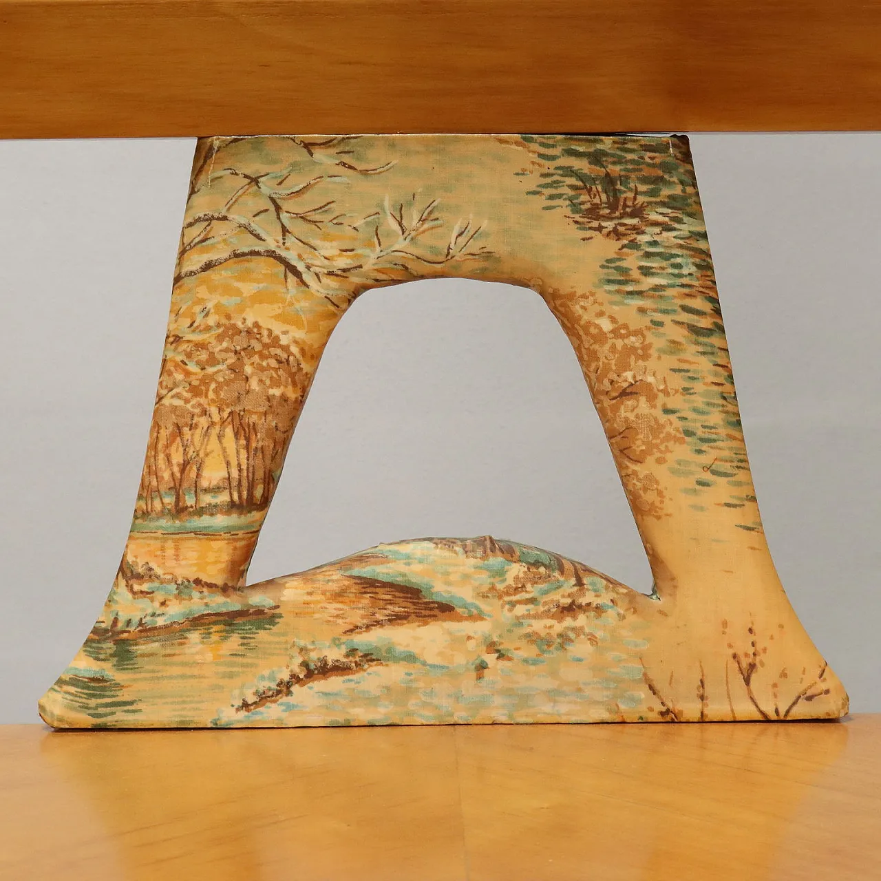 Console table in beech and ash veneer, 1950s 5