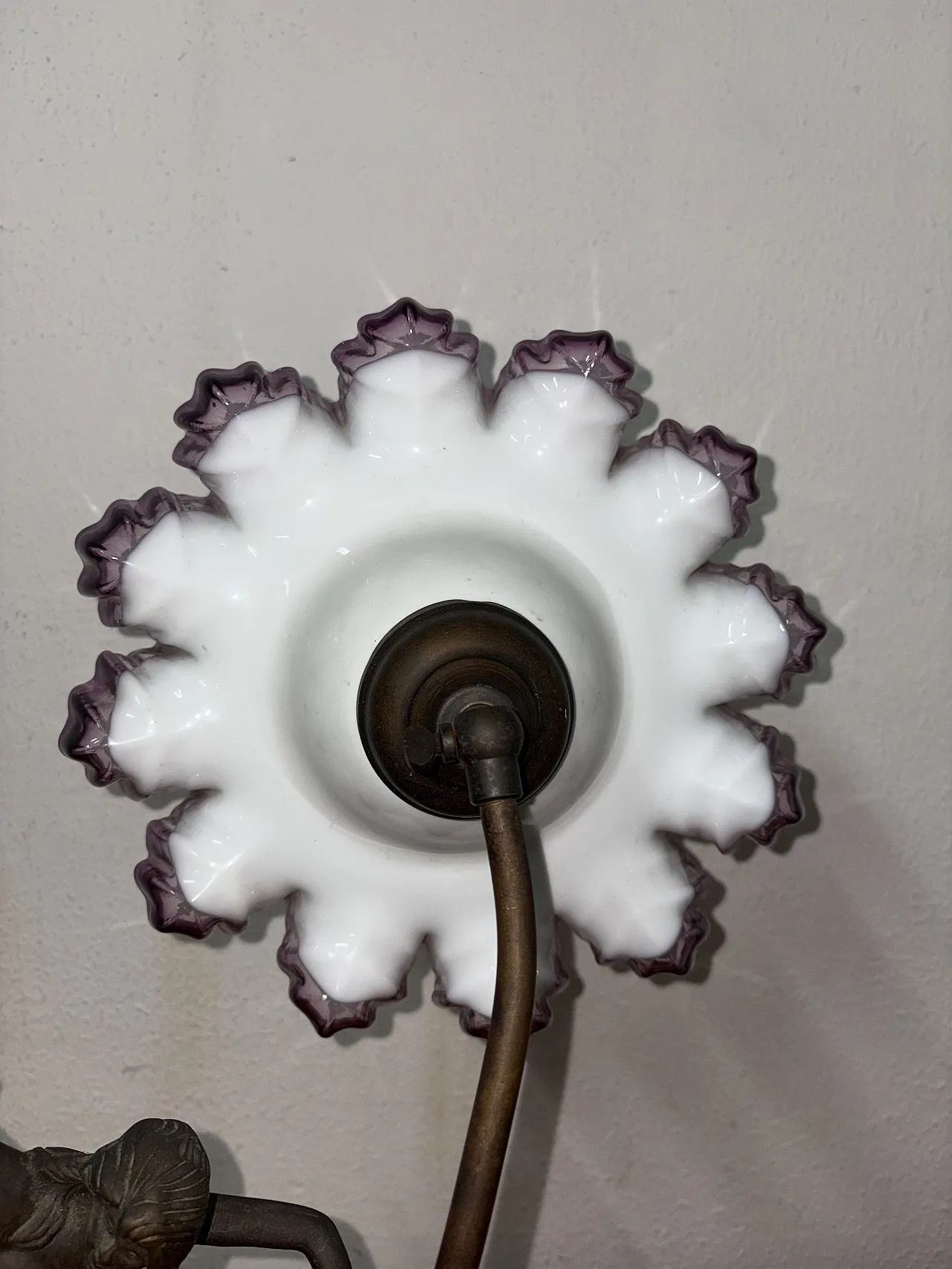 Lampada dama in bronzo 8