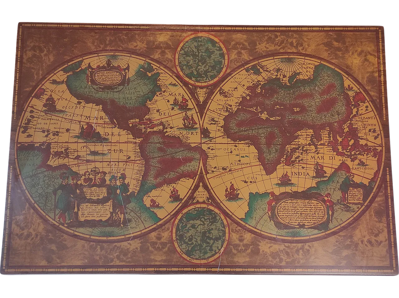 Coffee table with magazine rack, 80s 9